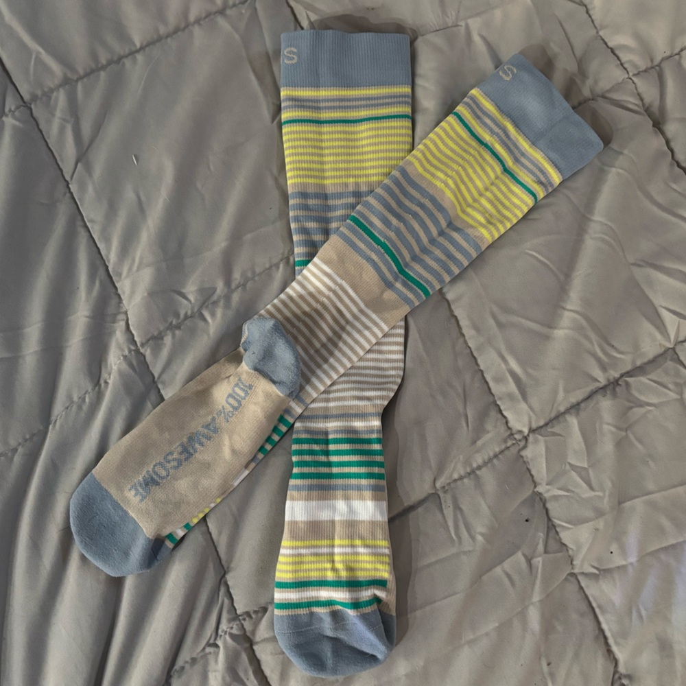 Figs Scrubs Women’s Stripe Compression Socks